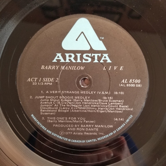 Barry Manilow Live Album Vinyl 2 Disc Lp Record Set ⏺3/$40+Free Shipping🚚 - Picture 9 of 17